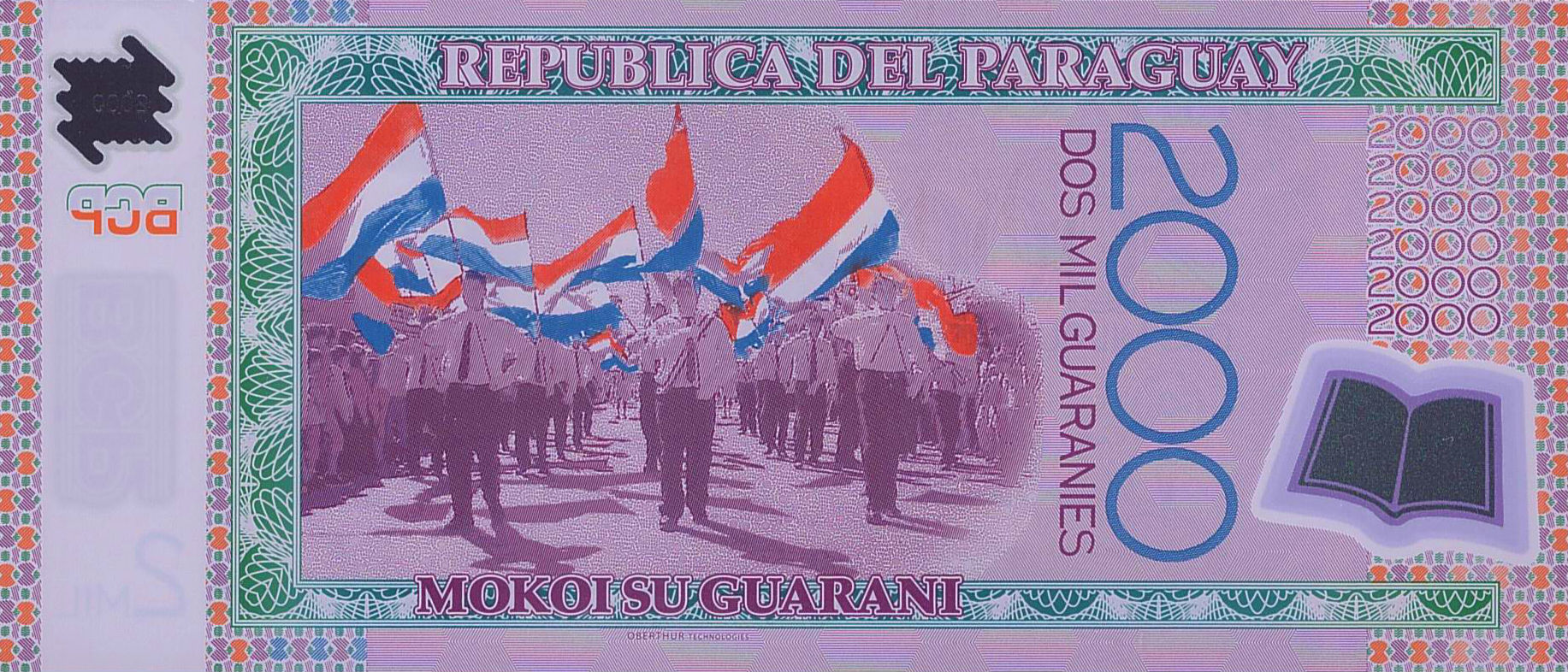 Paraguay 2000 2008 UNC P-228/a